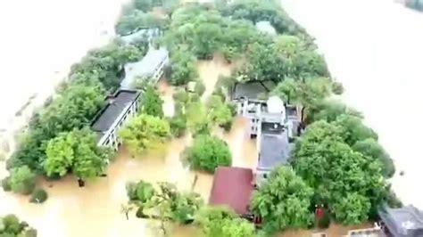 金溪县2024下暴雨涨水的视频