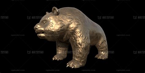 铸铜熊雕塑