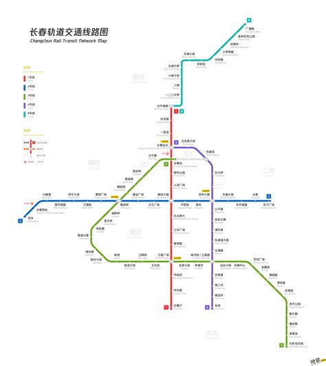 长春地铁线路图高清图
