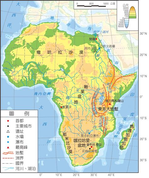 非洲地势特点是什么