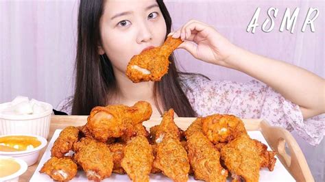 韩国吃货吃炸鸡