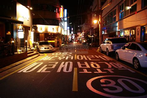 韩国街道拍摄首尔