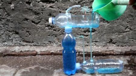 饮料瓶制作放水小水泵
