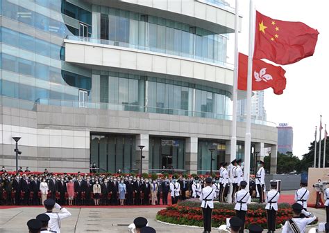 香港升旗仪式出席人员