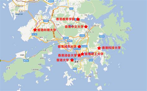 香港大学详细地图