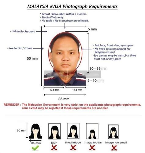 马来西亚签证照片严格