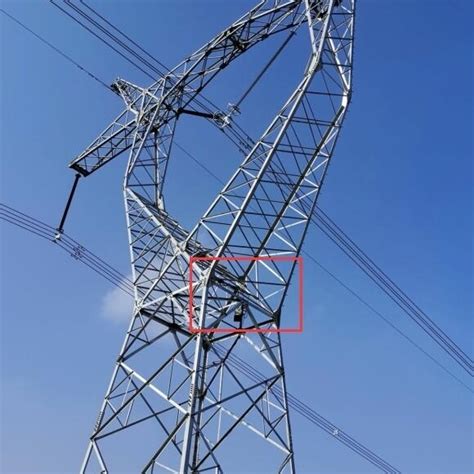 高压输电铁塔倾斜度测量