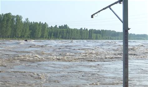 黄河洪灾洪峰流量14200立方米每秒
