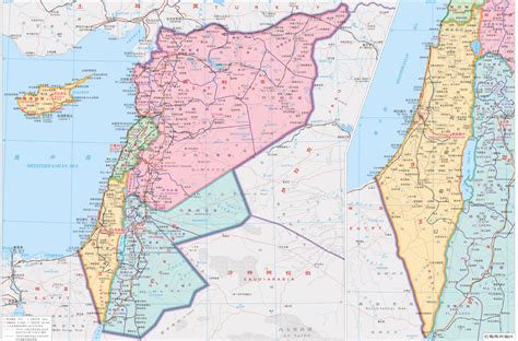黎巴嫩地图