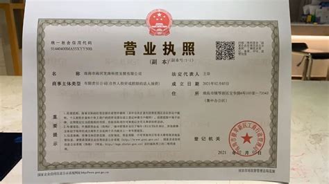 黑龙江办理电子营业执照