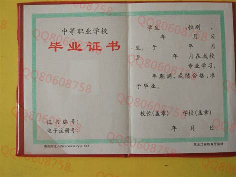 黑龙江2003年高中毕业证