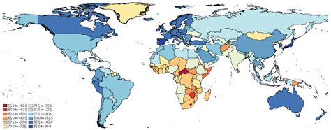 2021年世界各国人均预期寿命