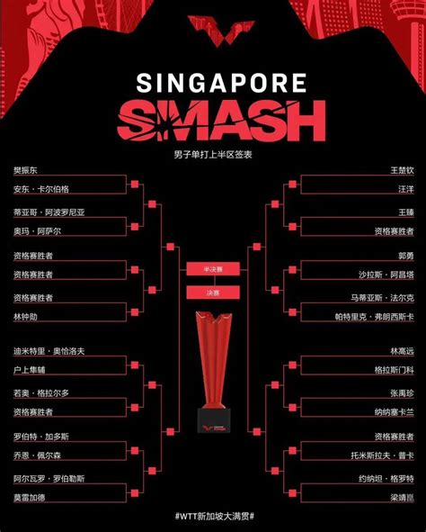 2024wtt新加坡赛程表12日