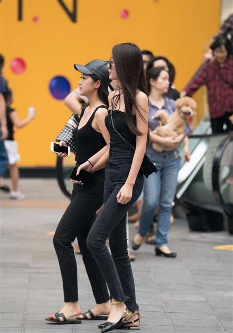 4k超清重庆街拍美女
