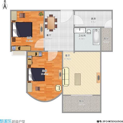 80平方二房改三房经典方案