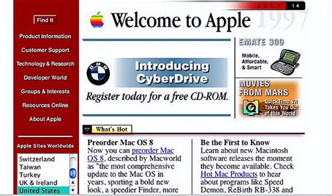 90年代的网页设计
