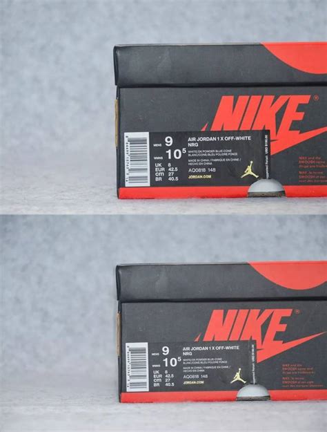 aj1鞋盒钢印Nike官网查
