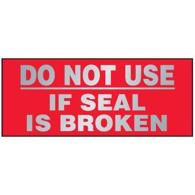 do not use if seal is broken