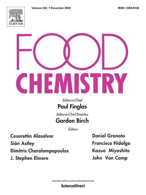 food chemistry sci投稿