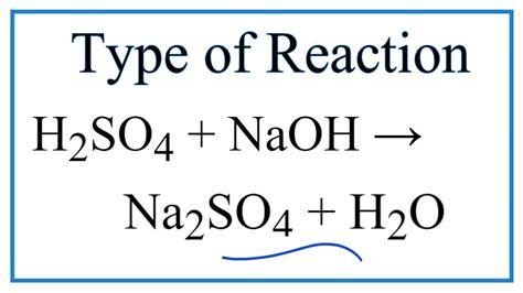 h2so4naoh反应类型
