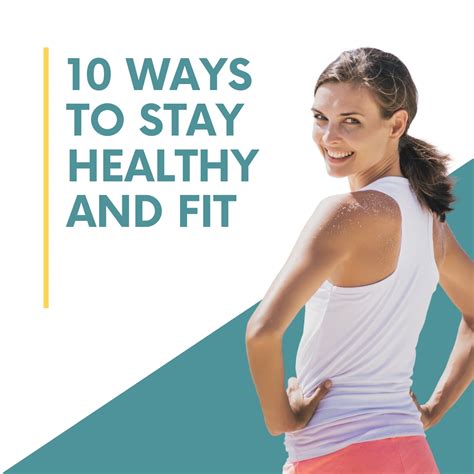 how to keep fit and healthy