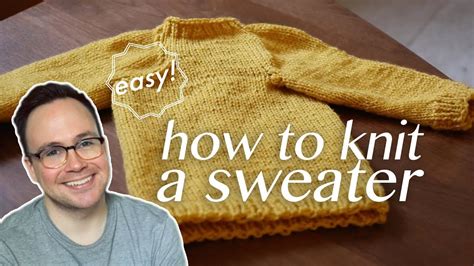 how to knit a sweater