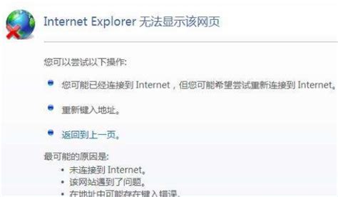 internetexplorer无法显示网页