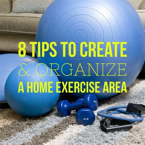 organize exercises