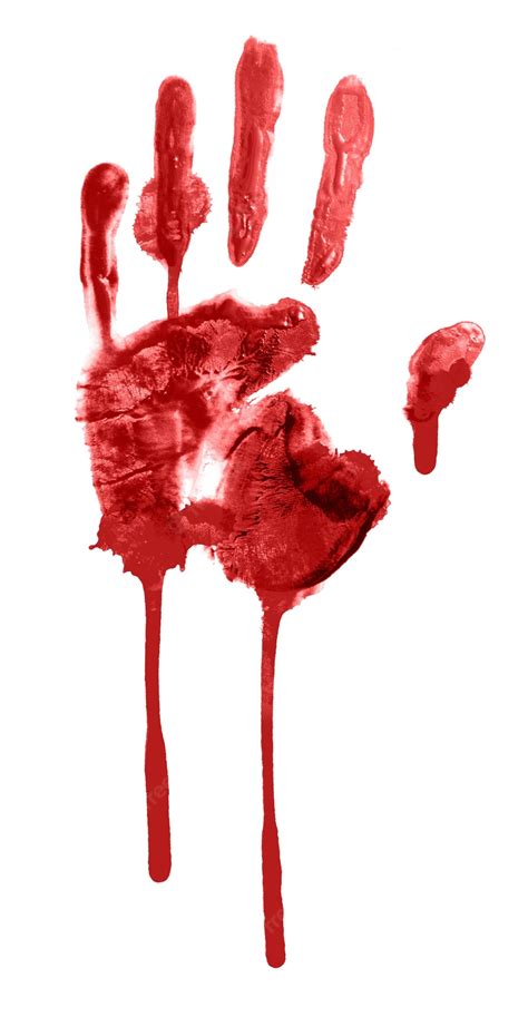 pictures of blood on hands