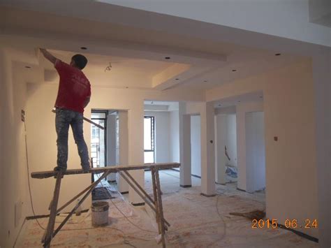 pvc装修房子墙壁过程