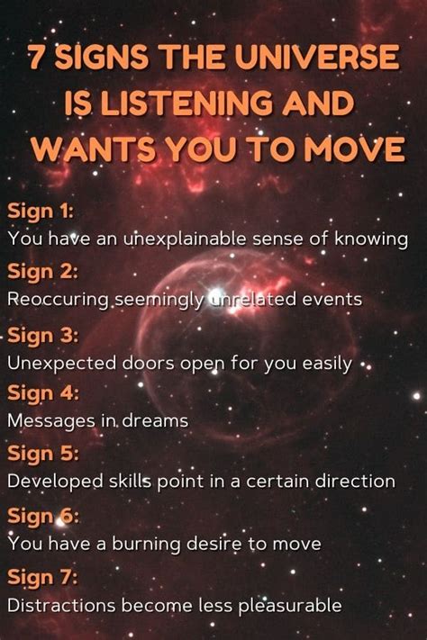 symptoms of the universe
