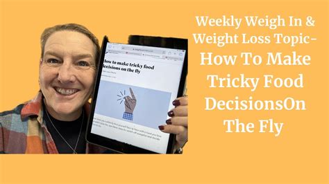 weight loss is a tricky topic